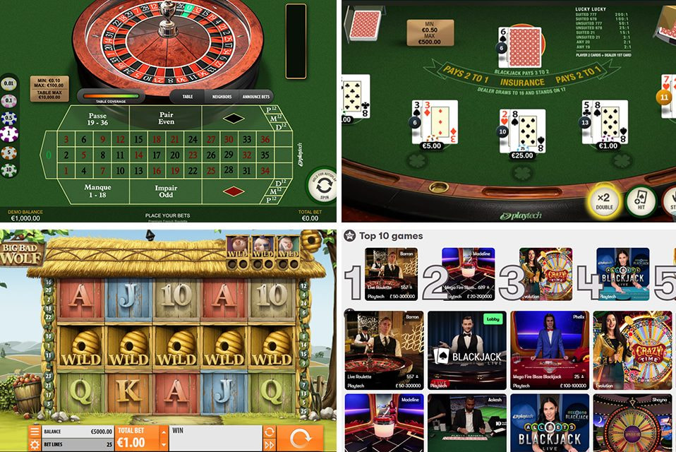 Slots, Roulette and Blackjack at 10bet