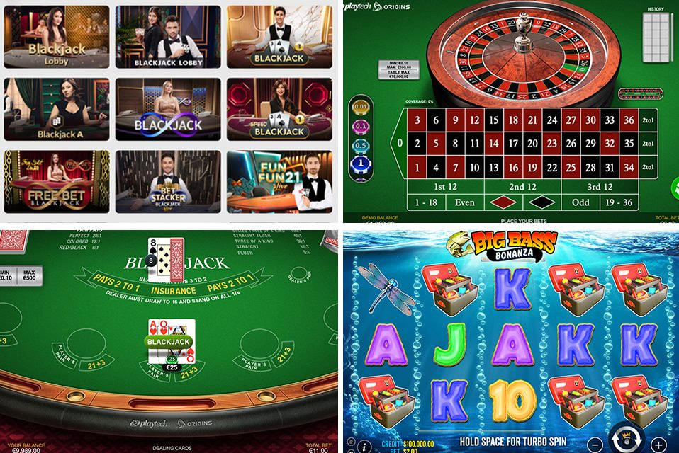 Slots, Roulette and Blackjack at BetTOM