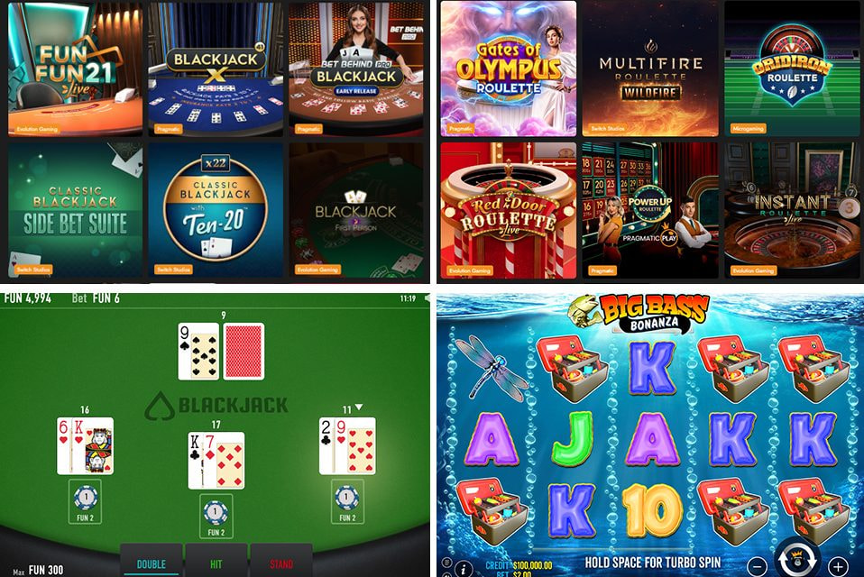 Slots, Roulette and Blackjack at Casimba