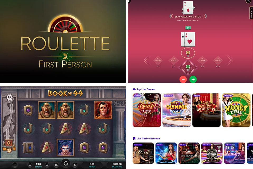 Slots, Roulette and Blackjack at Casumo