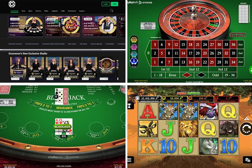 Slots, Roulette and Blackjack at Grosvenor Casino