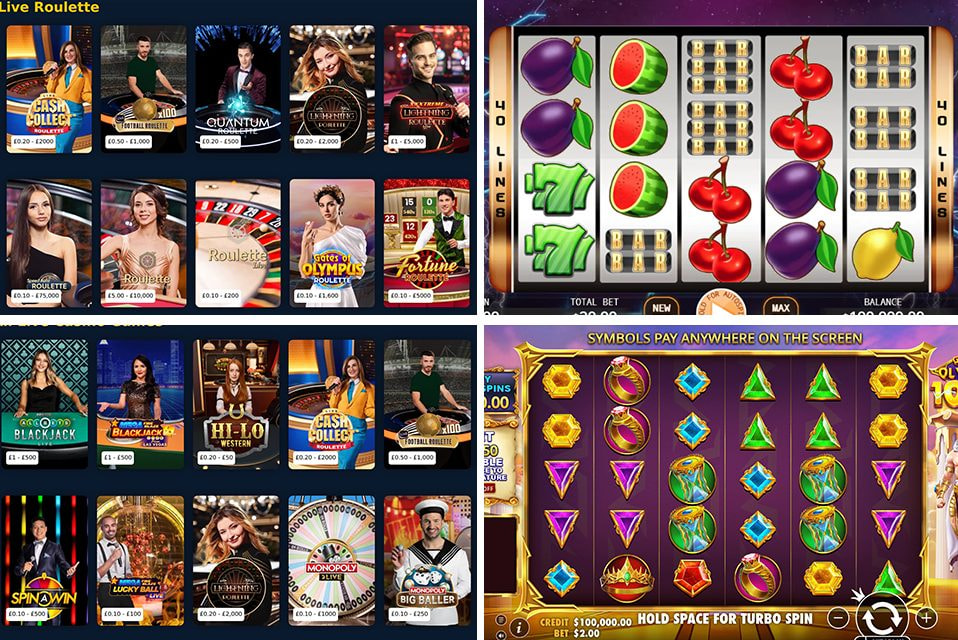 Slots, Roulette and Blackjack at Lucky VIP