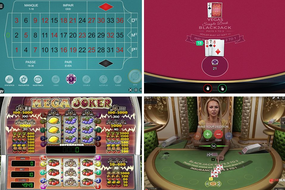 Slots, Roulette and Blackjack at Mr Vegas Casino